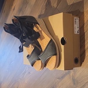 Ugg Amell wedge sandle size 8